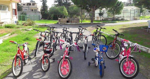 Students of Famagusta Special Education Center Welcome New Bicycles